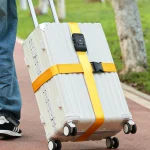 Guinness Heavy duty Adjustable Luggage Suitcase Strap Belt Set